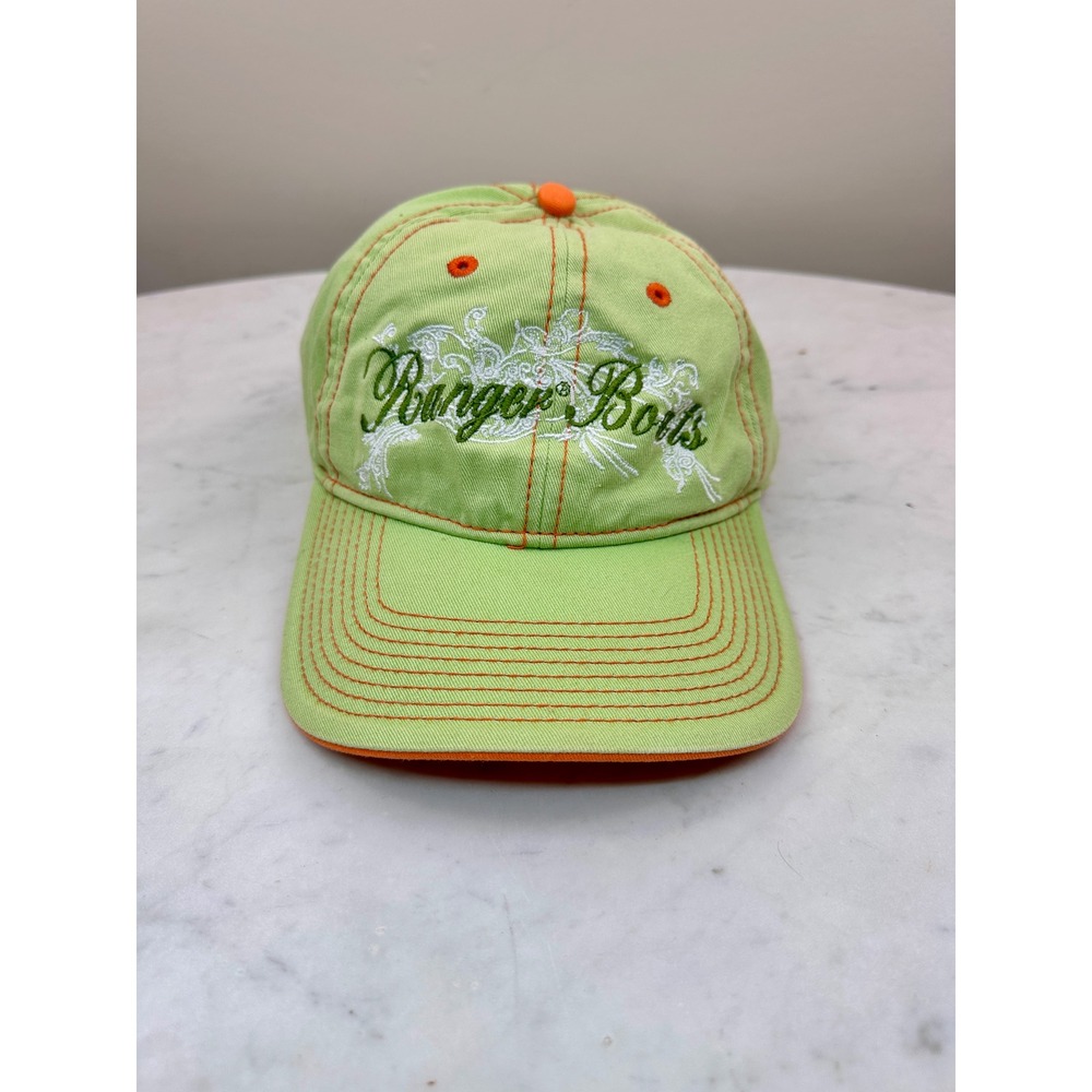 The Game Ranger Boats Hat Mens OSFM Lime Green Excellent Fishing Baseball Cap